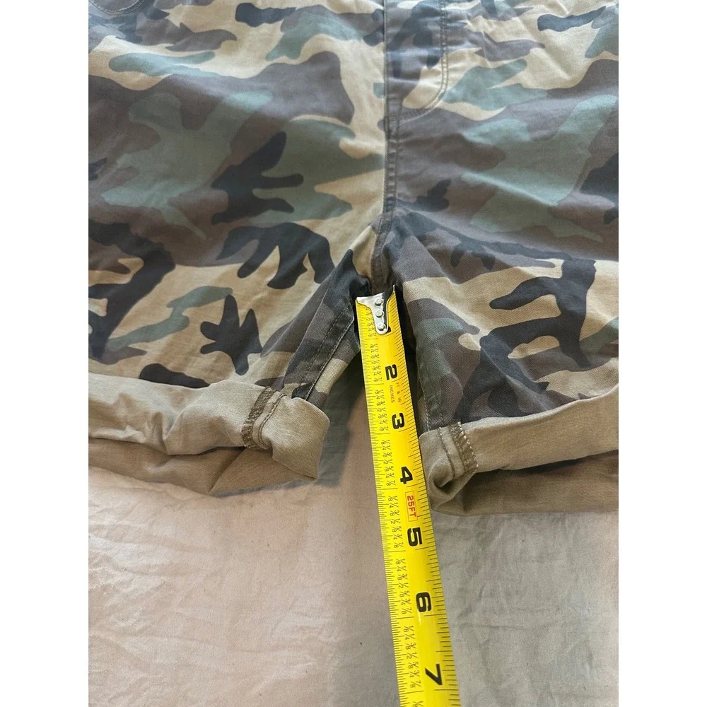 ASOS unisex Camo Print Short Dungarees Overalls Green Camouflage W38 XXL
